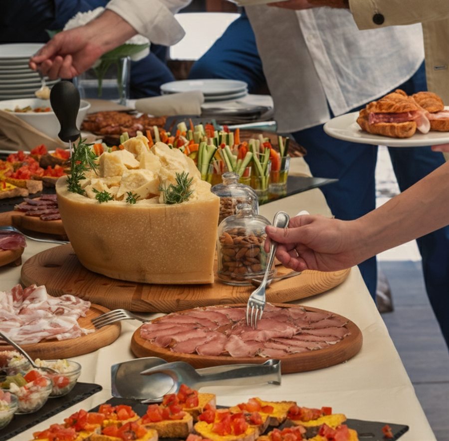 Gastronomia para eventos nos hotéis parceiros da Evnt